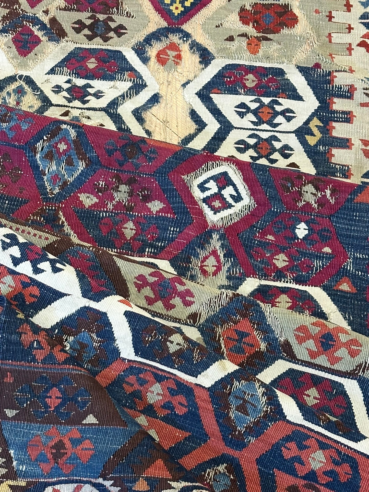 Orientteppich handgeknüpft 325x90 cm ANTIK Kilim Anatolien