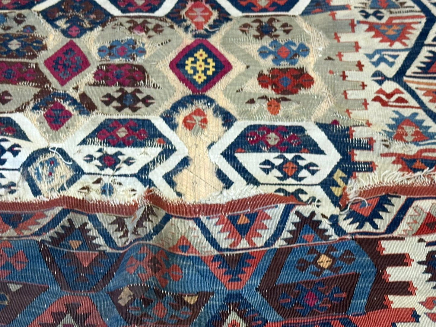 Orientteppich handgeknüpft 325x90 cm ANTIK Kilim Anatolien