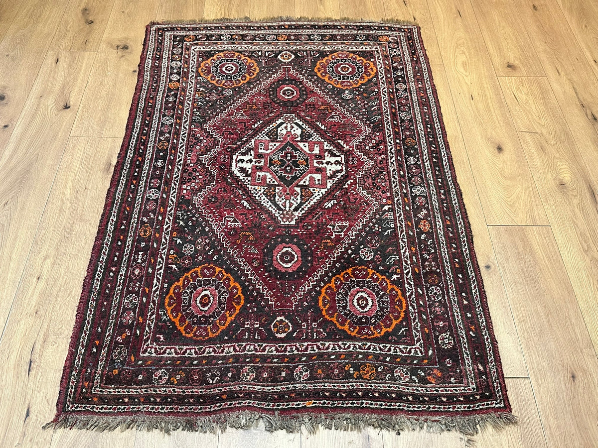 Handgeknüpfter Gaschgai Orientteppich 167x113 cm