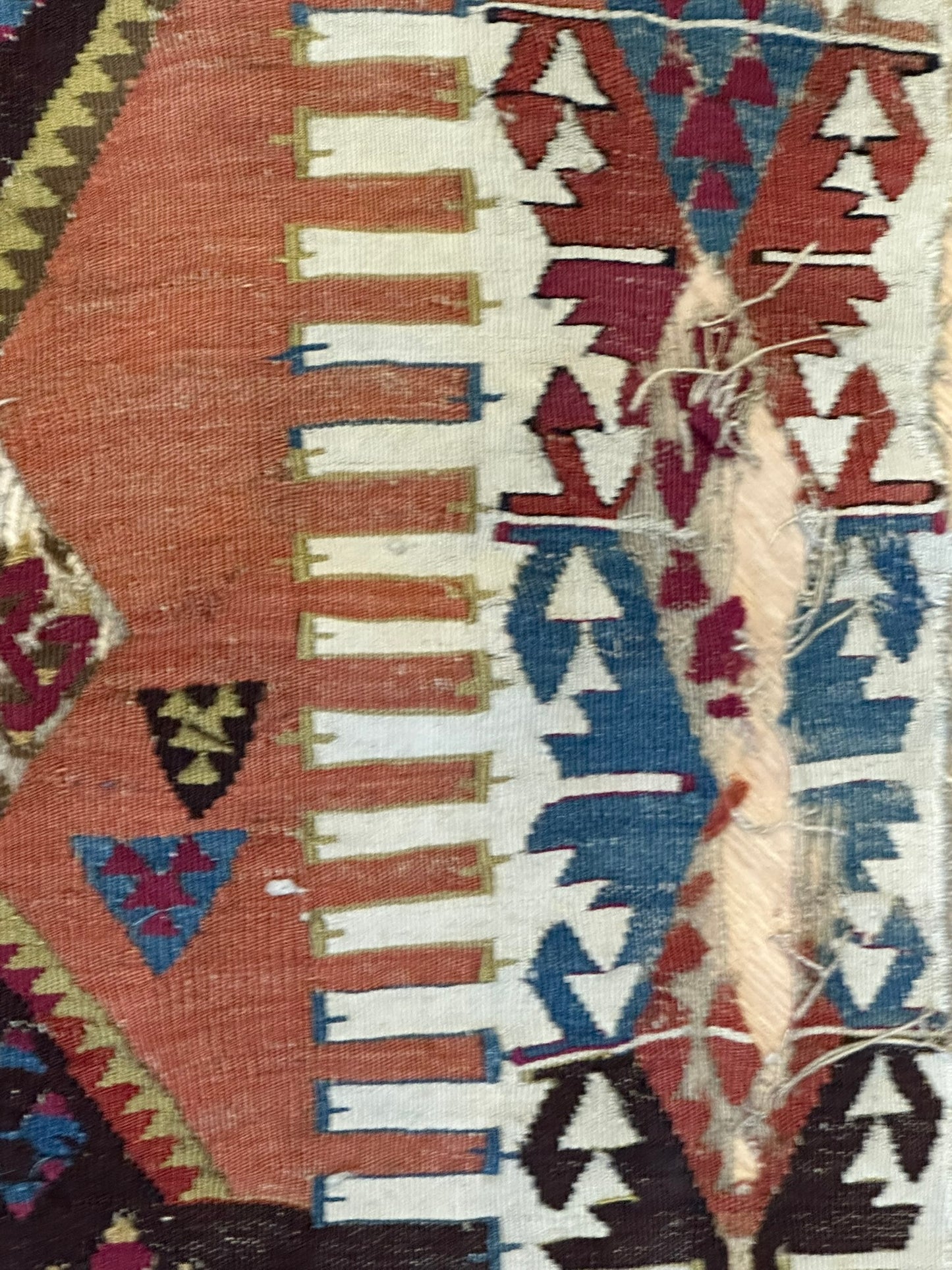 Orientteppich handgeknüpft 413x84 cm ANTIK Kilim Anatolien