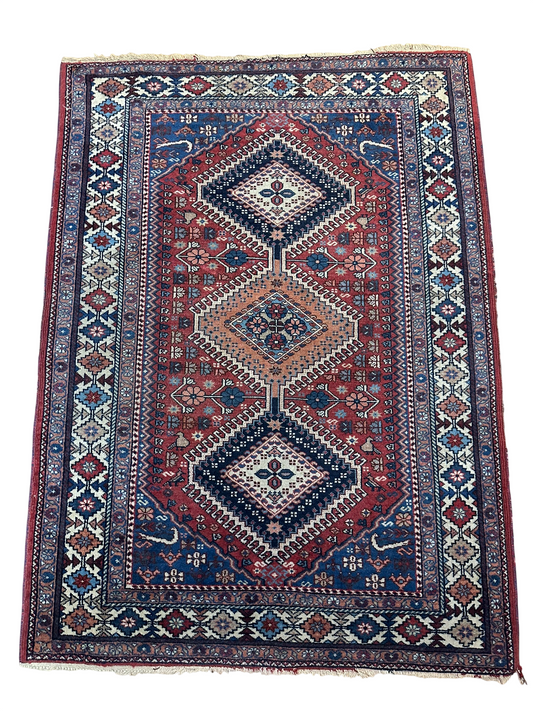Handgeknüpfter Shiraz Orientteppich 146x107 cm