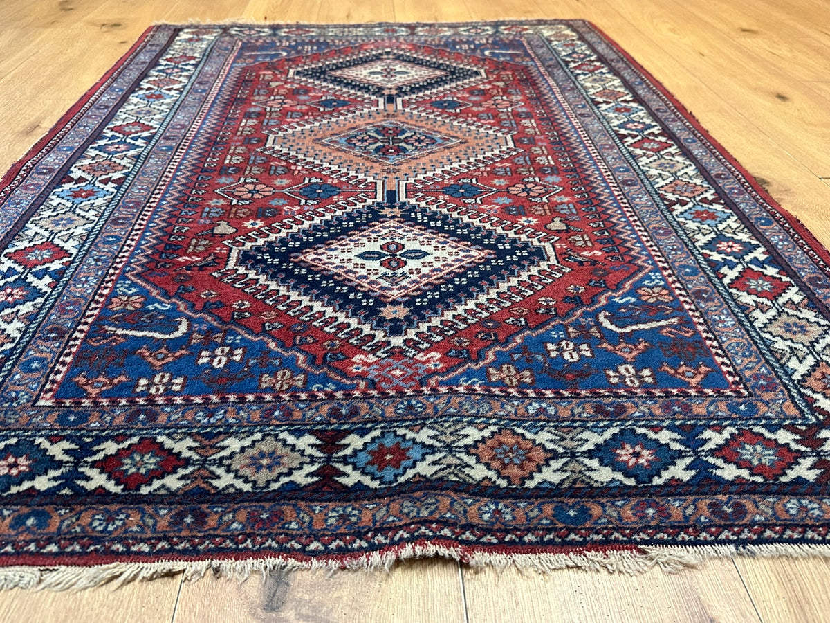 Handgeknüpfter Shiraz Orientteppich 146x107 cm