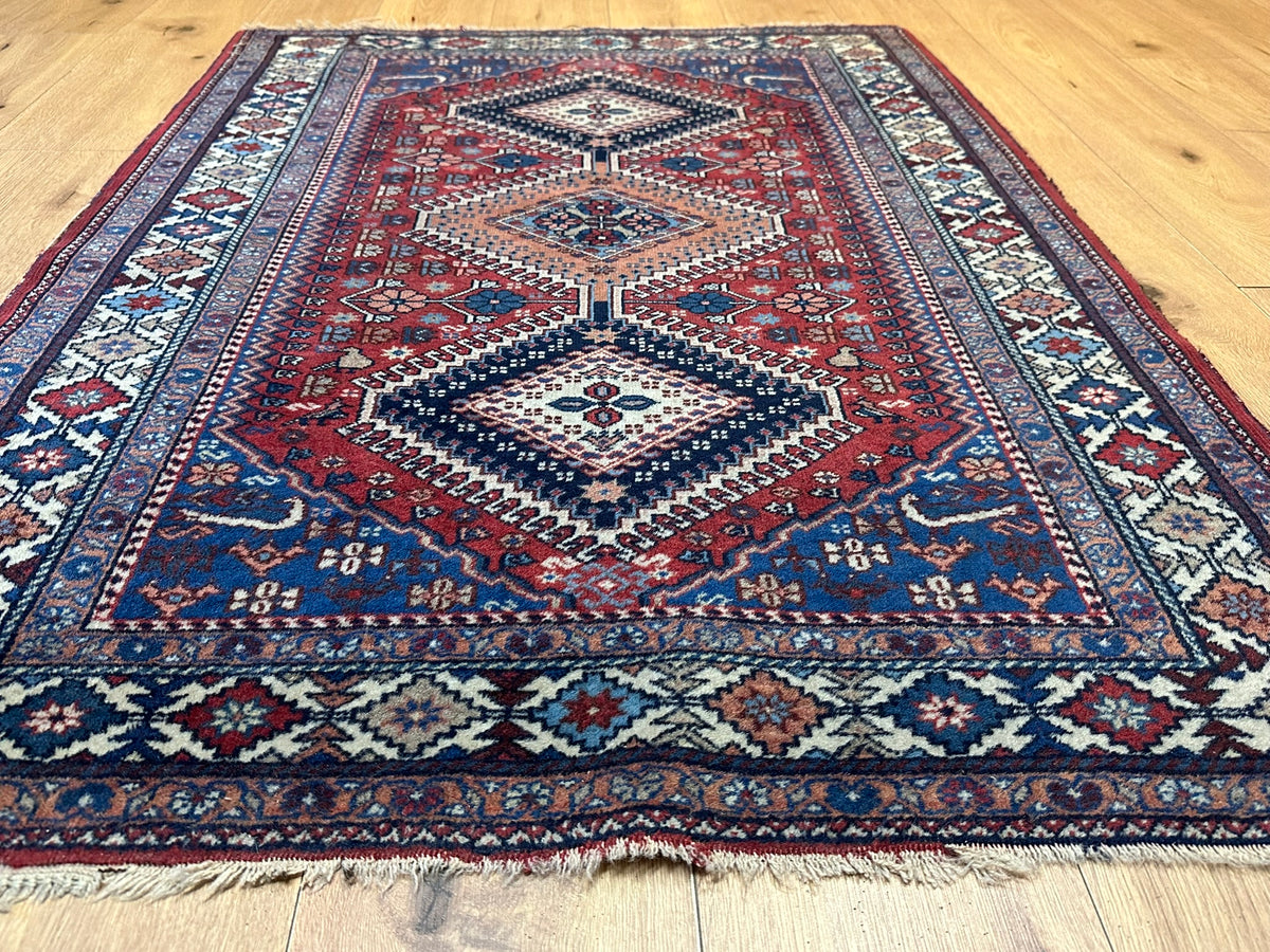Handgeknüpfter Shiraz Orientteppich 146x107 cm