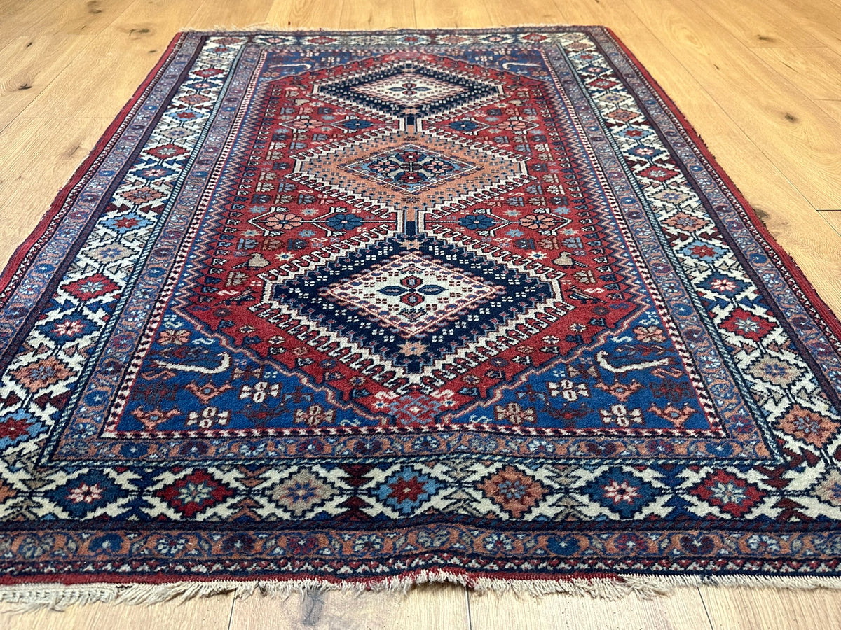 Handgeknüpfter Shiraz Orientteppich 146x107 cm