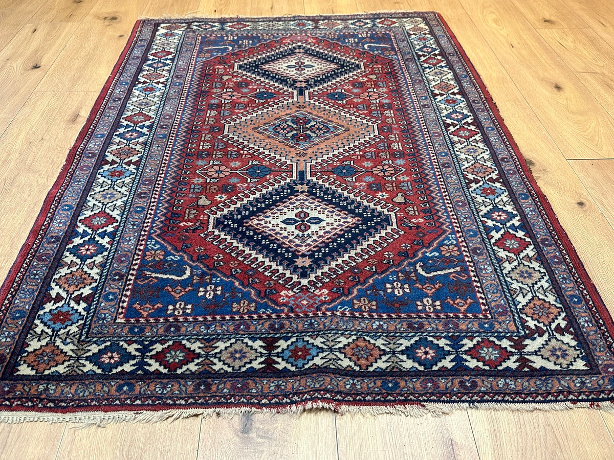 Handgeknüpfter Shiraz Orientteppich 146x107 cm