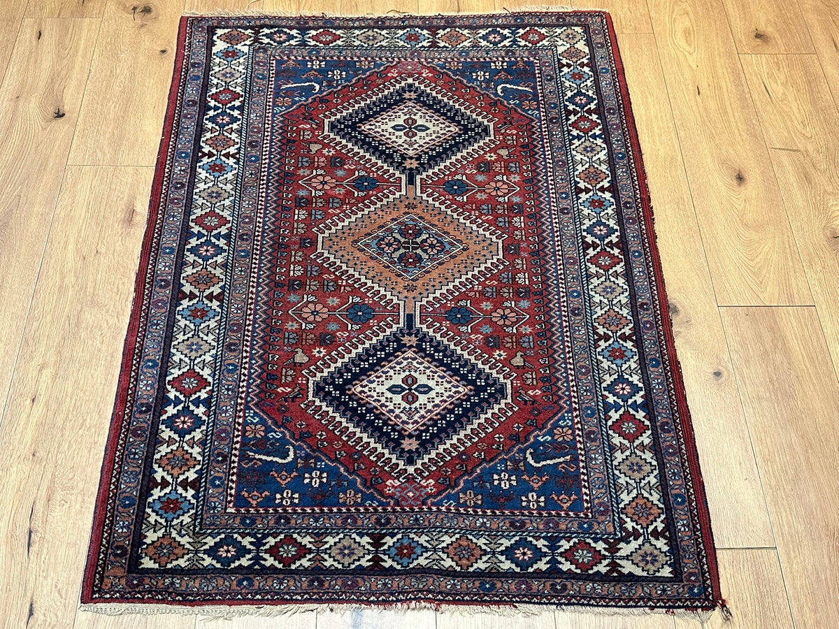 Handgeknüpfter Shiraz Orientteppich 146x107 cm