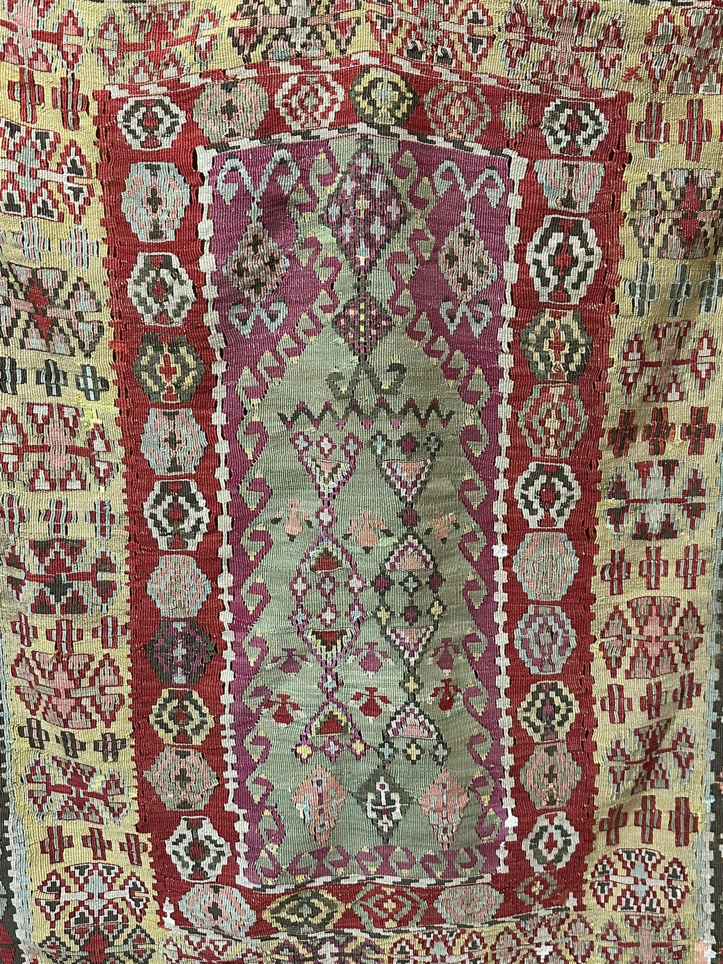 Orientteppich handgeknüpft 133x103 cm ANTIK Kilim Anatolien