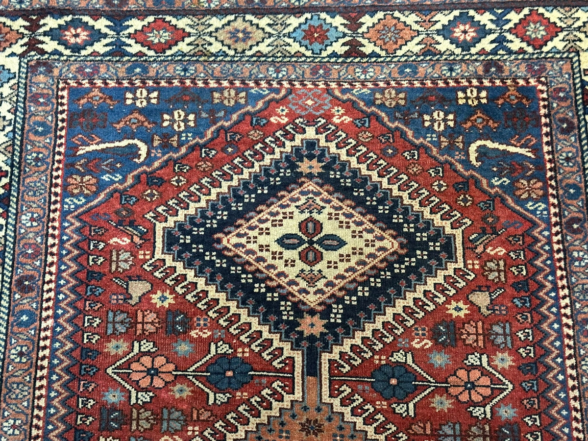Handgeknüpfter Shiraz Orientteppich 146x107 cm