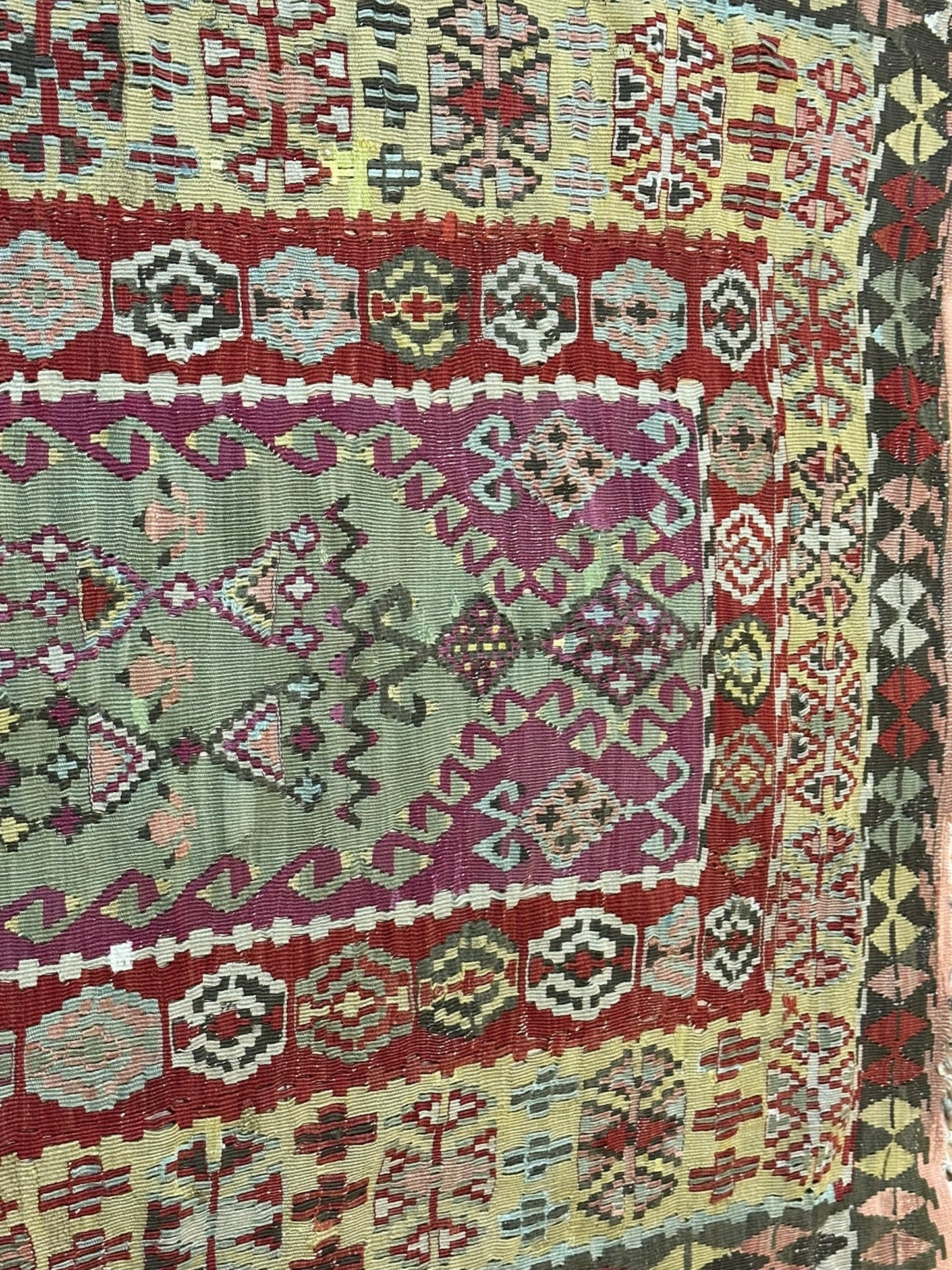 Orientteppich handgeknüpft 133x103 cm ANTIK Kilim Anatolien