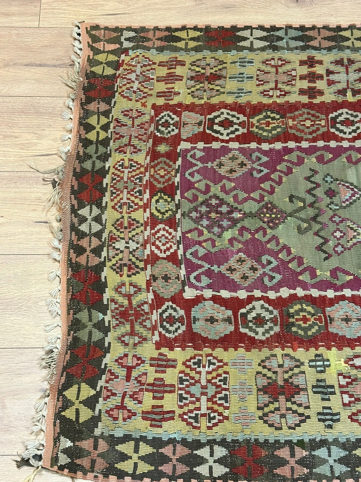 Orientteppich handgeknüpft 133x103 cm ANTIK Kilim Anatolien