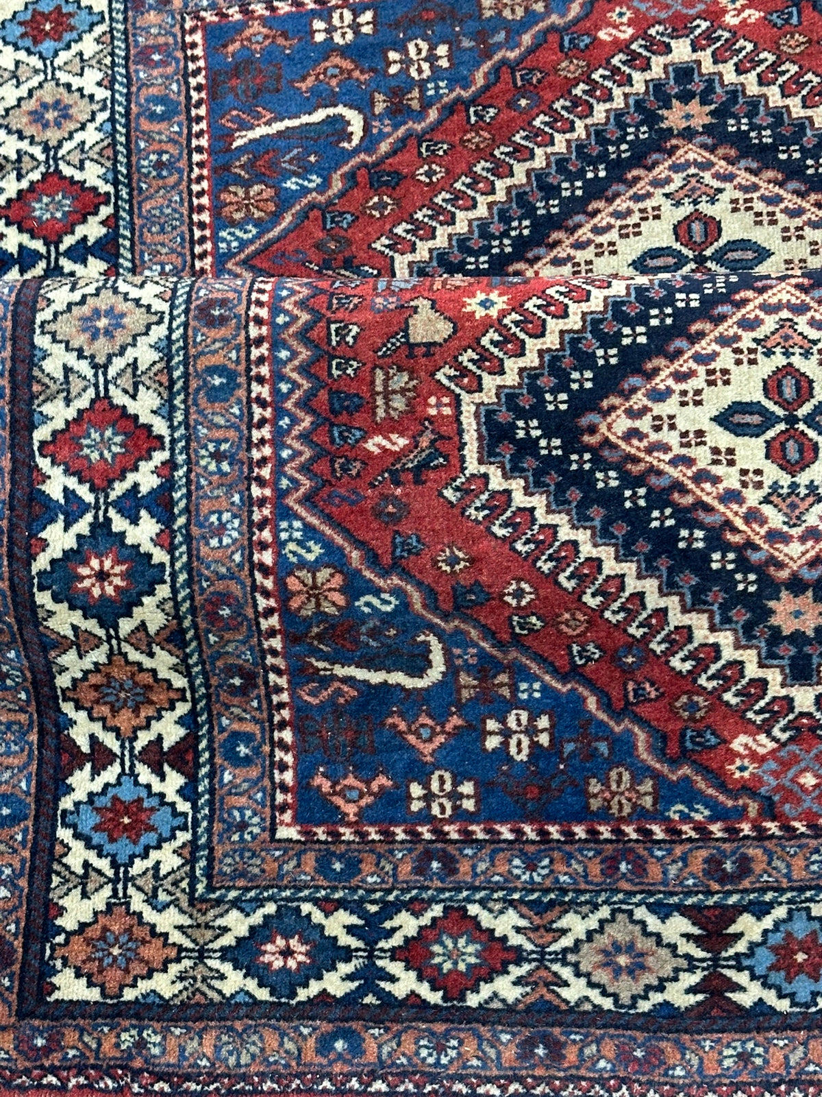 Handgeknüpfter Shiraz Orientteppich 146x107 cm