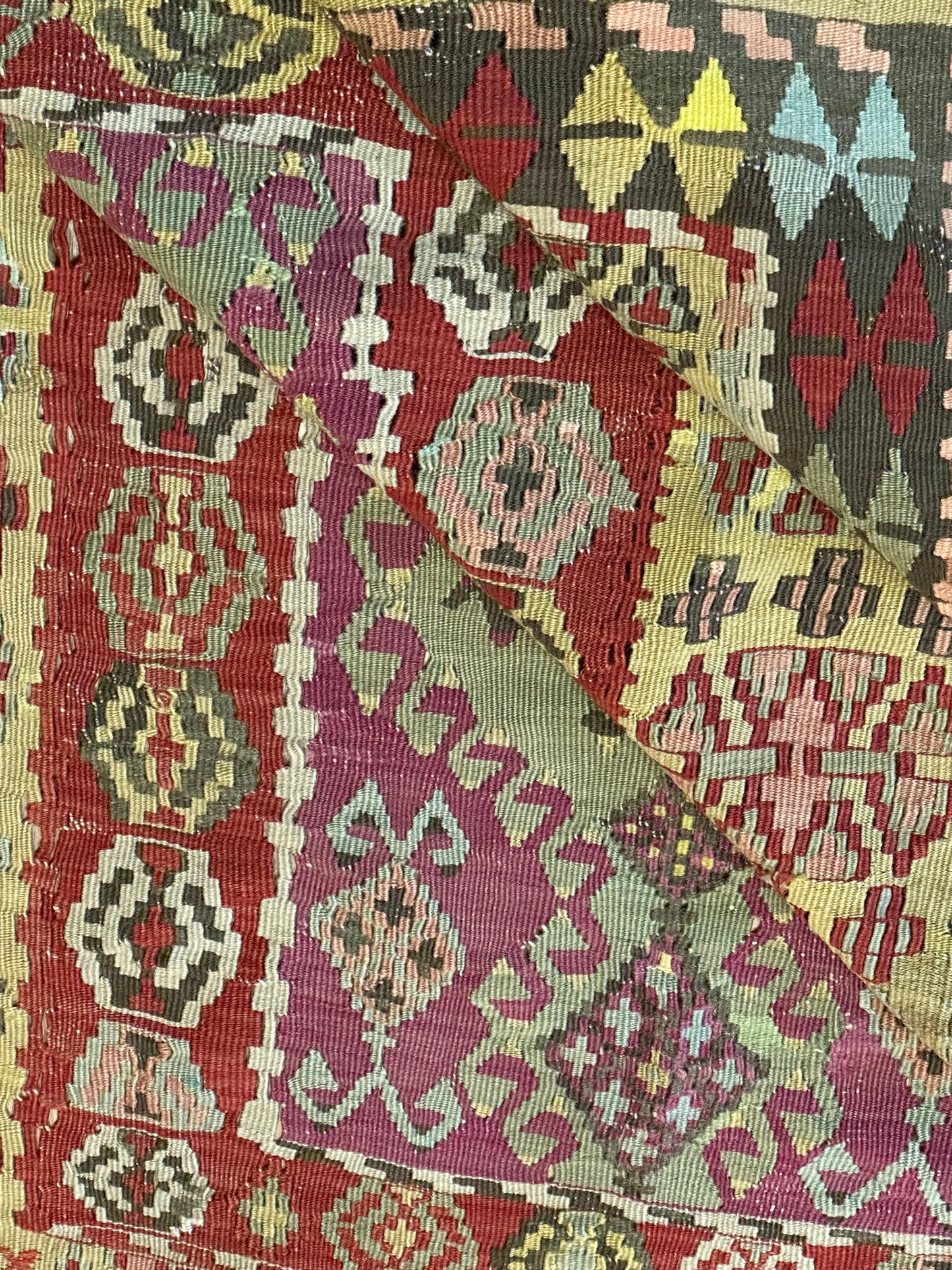 Orientteppich handgeknüpft 133x103 cm ANTIK Kilim Anatolien