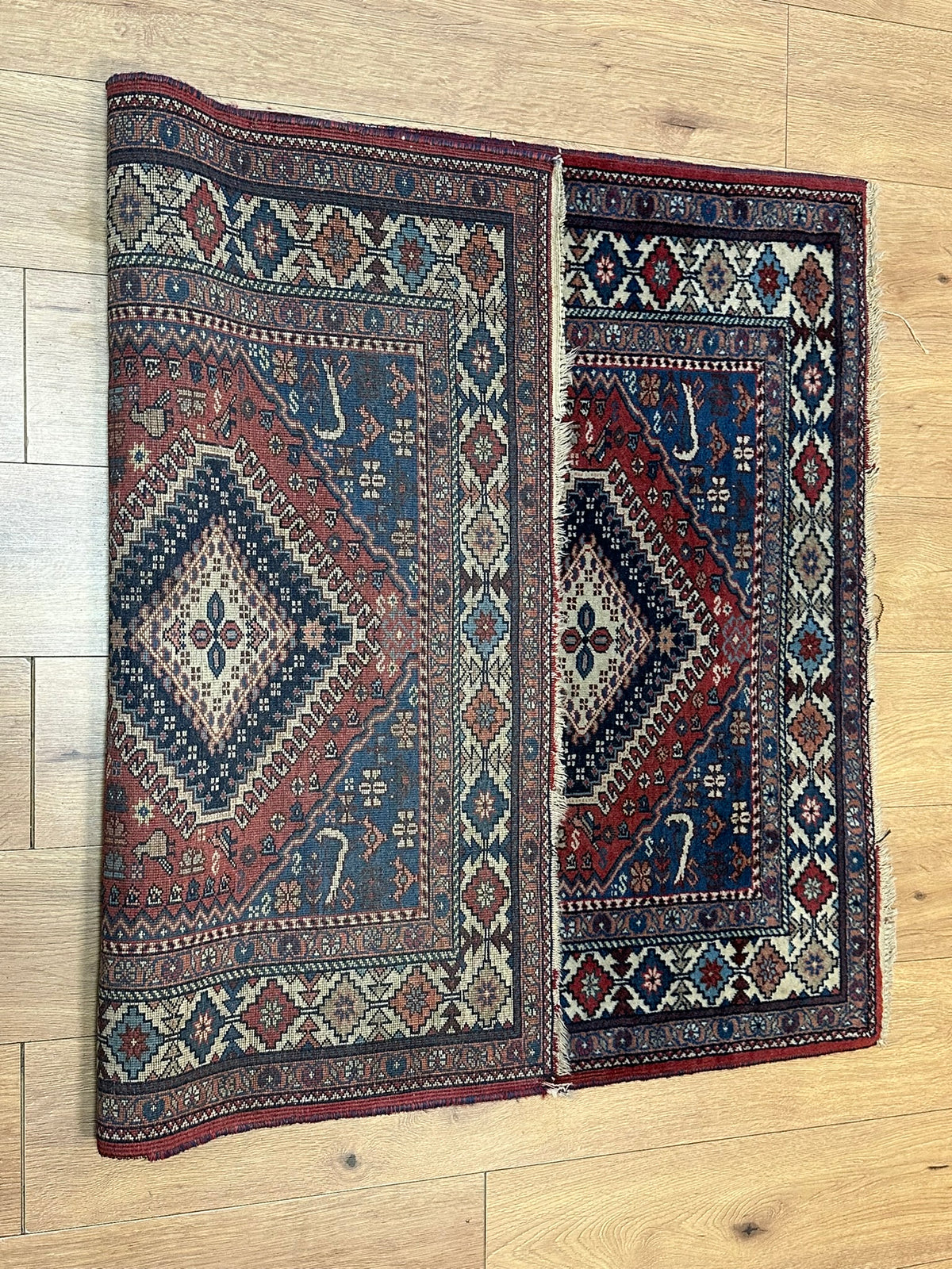 Handgeknüpfter Shiraz Orientteppich 146x107 cm