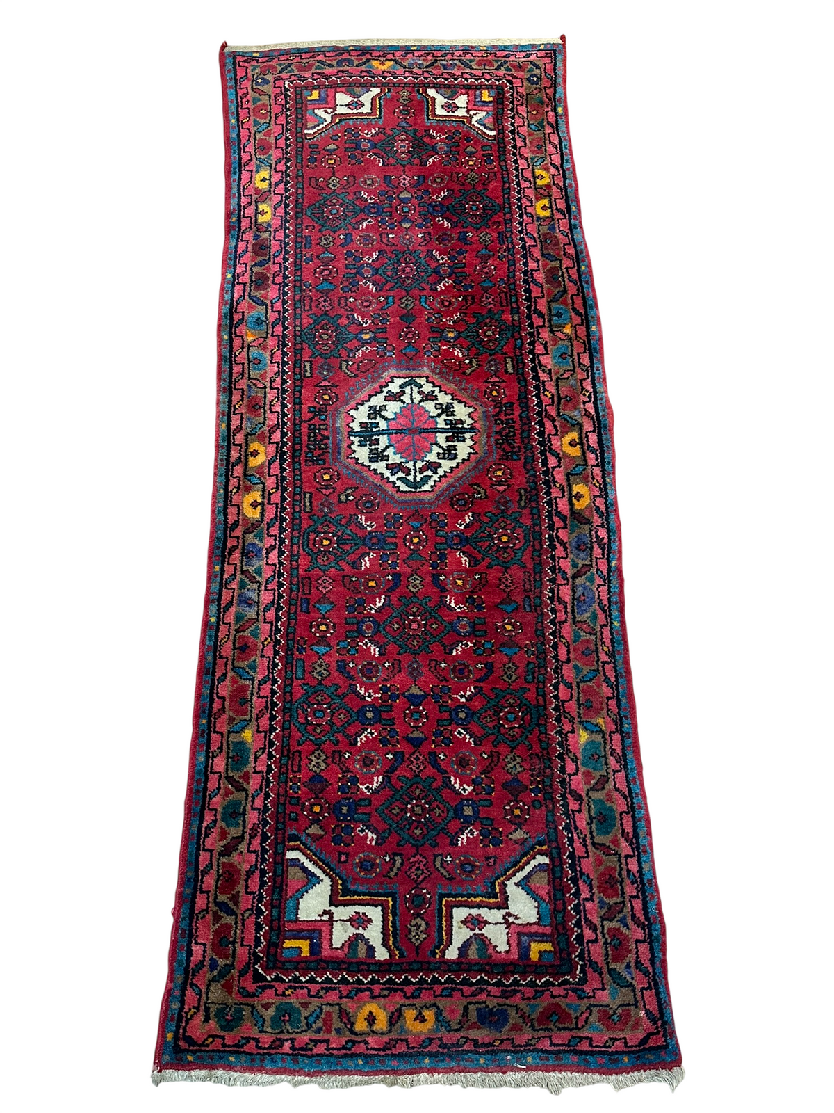 Handgeknüpfter Hamadan Orient-Läufer 185x67 cm