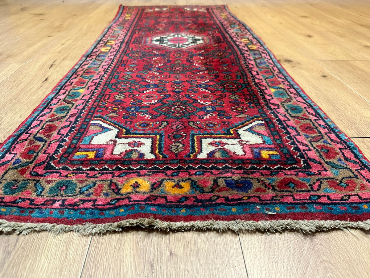 Handgeknüpfter Hamadan Orient-Läufer 185x67 cm