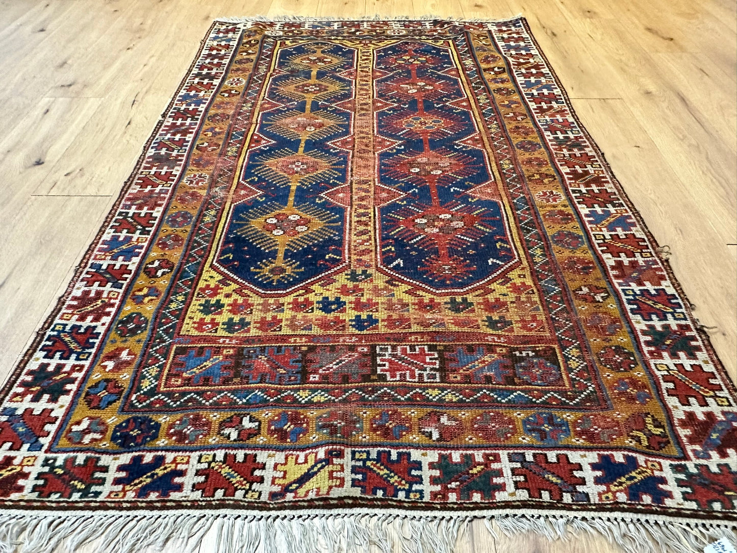 Orientteppich handgeknüpft 180x120 cm ANTIK Milas Kazak