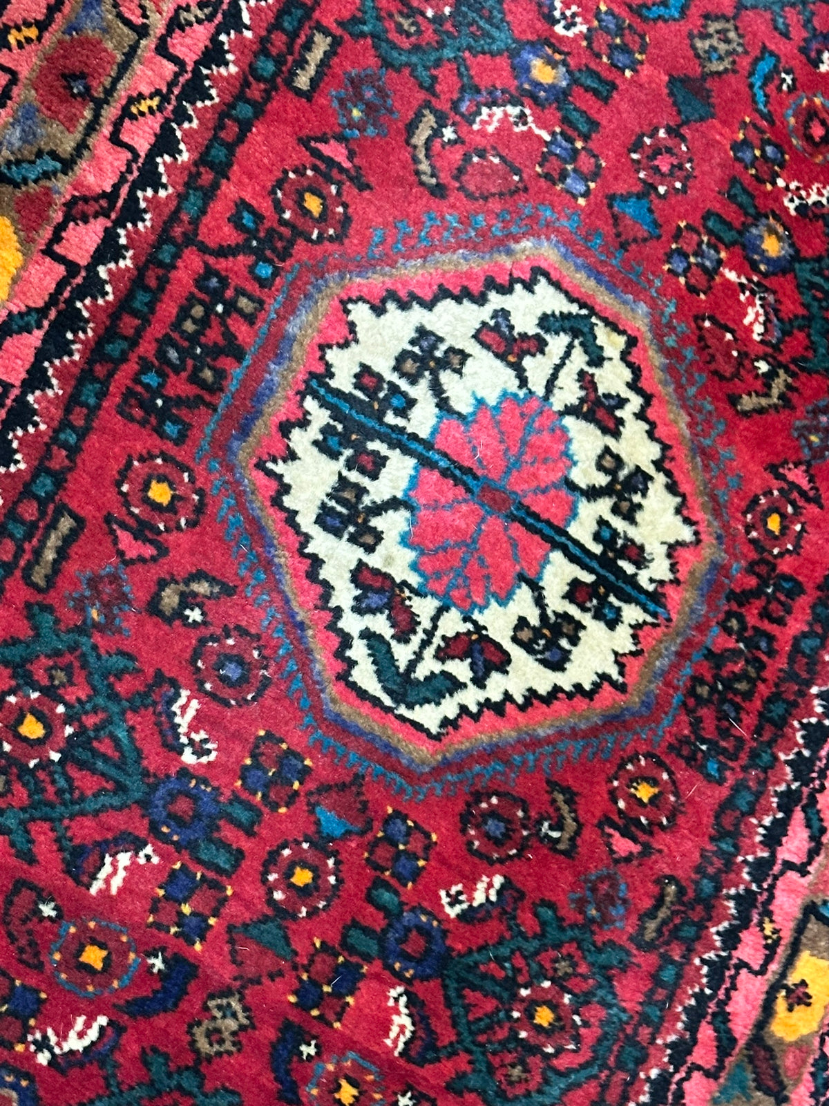 Handgeknüpfter Hamadan Orient-Läufer 185x67 cm