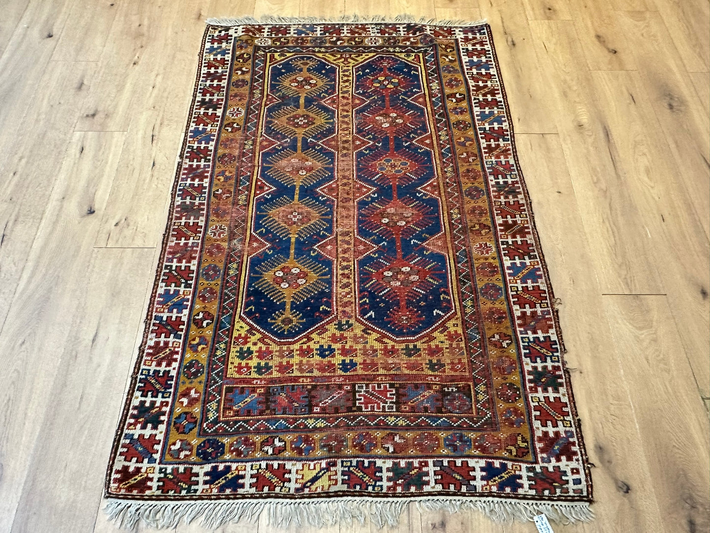 Orientteppich handgeknüpft 180x120 cm ANTIK Milas Kazak