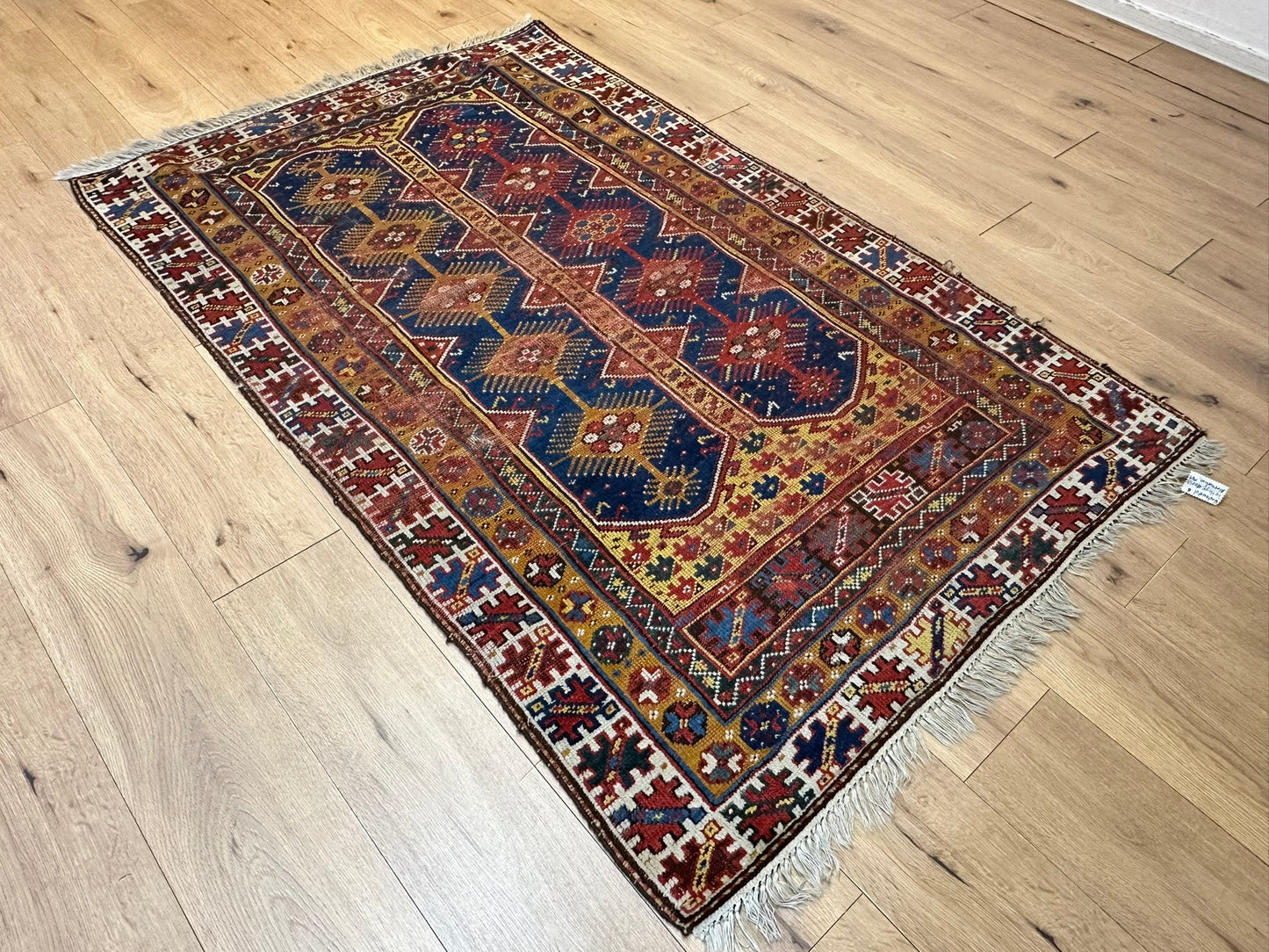 Orientteppich handgeknüpft 180x120 cm ANTIK Milas Kazak