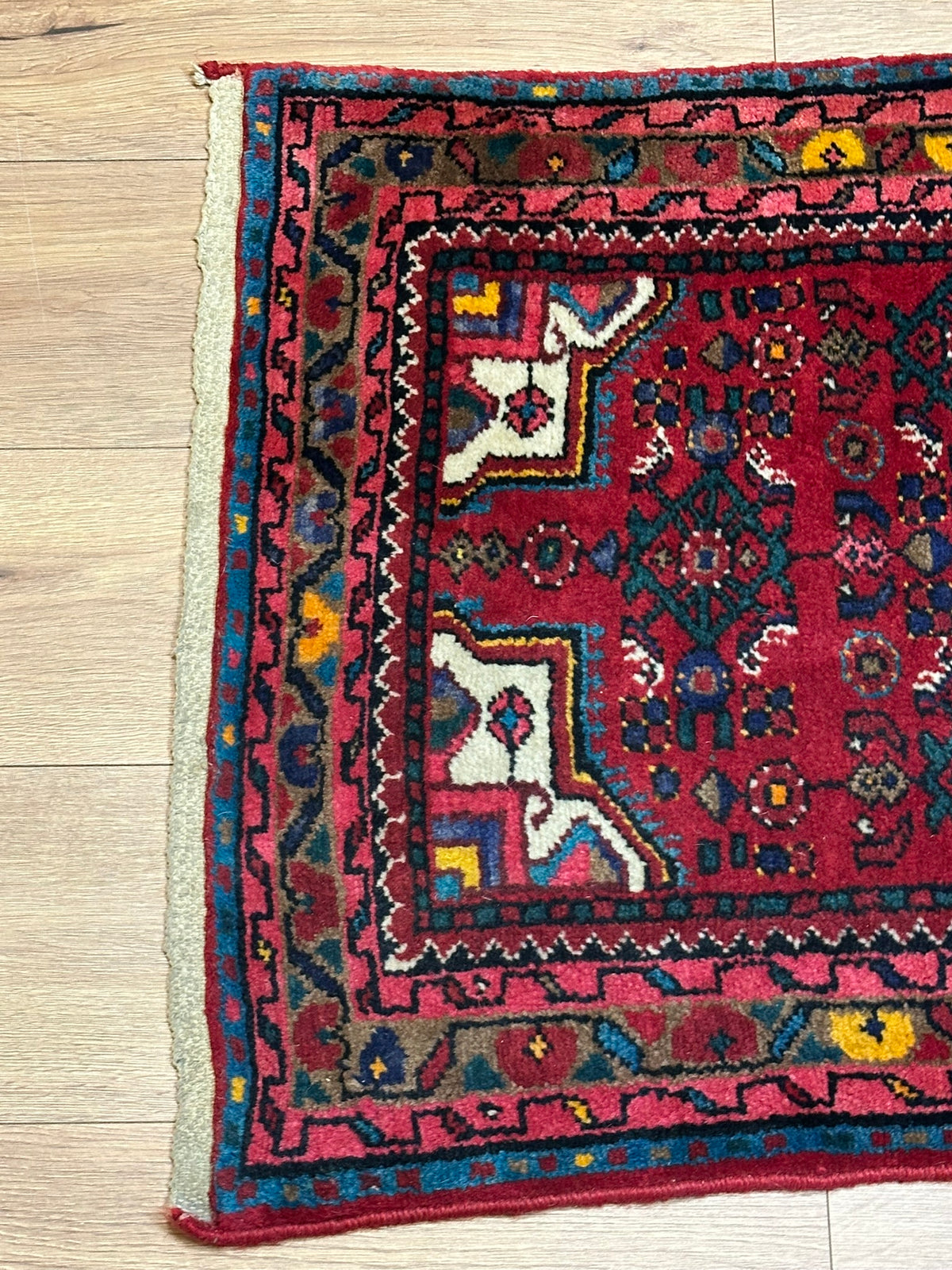 Handgeknüpfter Hamadan Orient-Läufer 185x67 cm