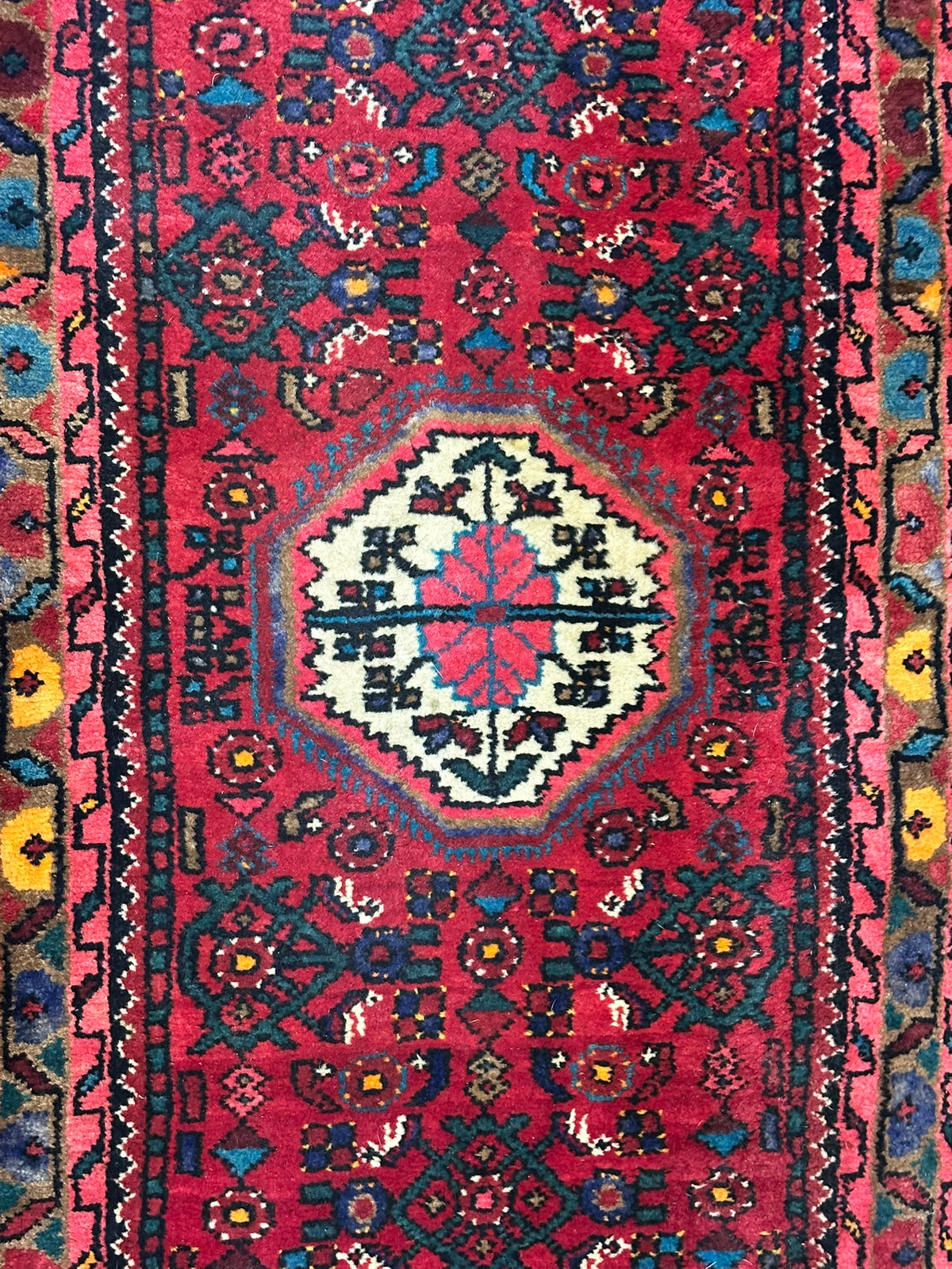 Handgeknüpfter Hamadan Orient-Läufer 185x67 cm