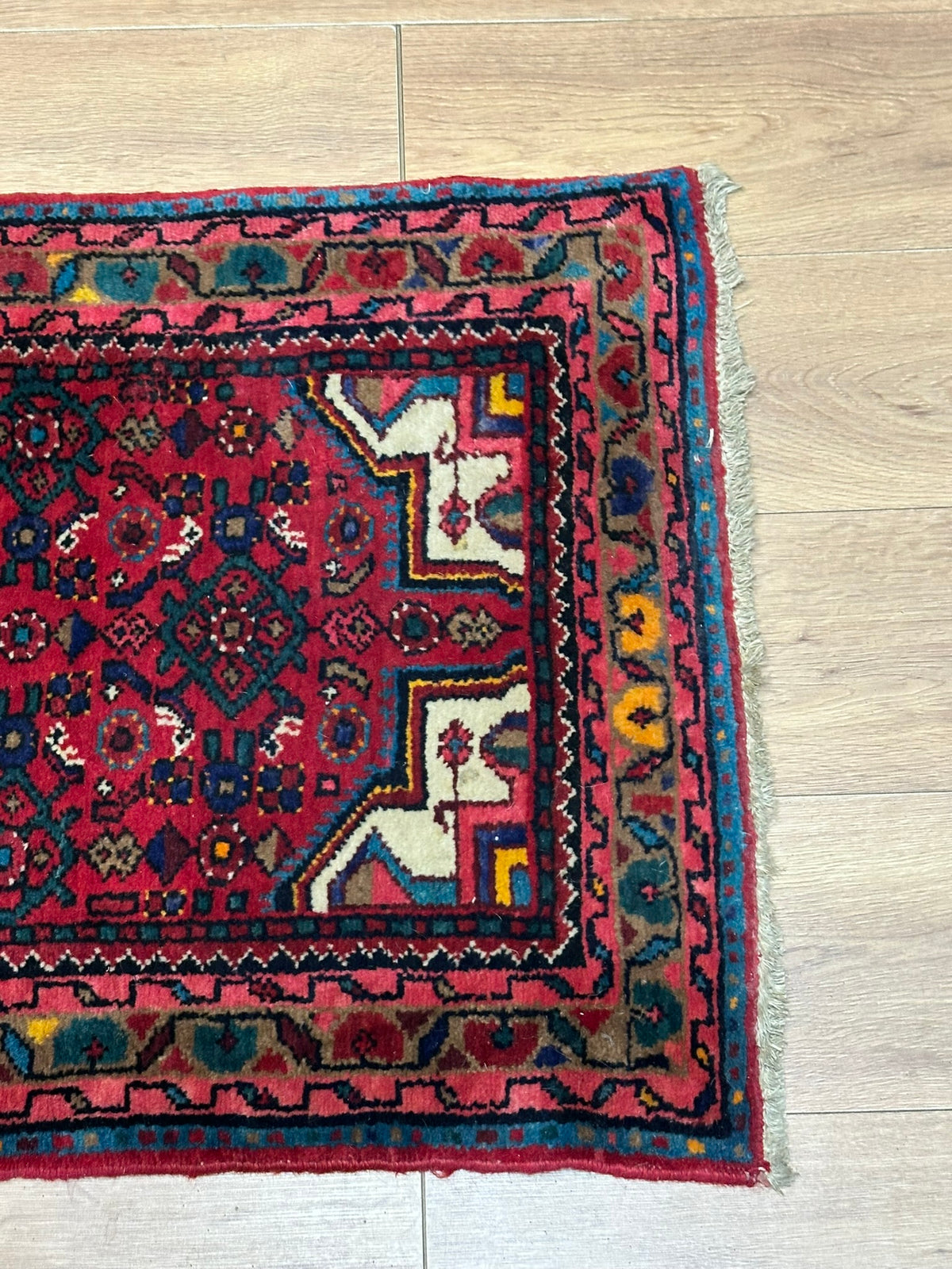 Handgeknüpfter Hamadan Orient-Läufer 185x67 cm