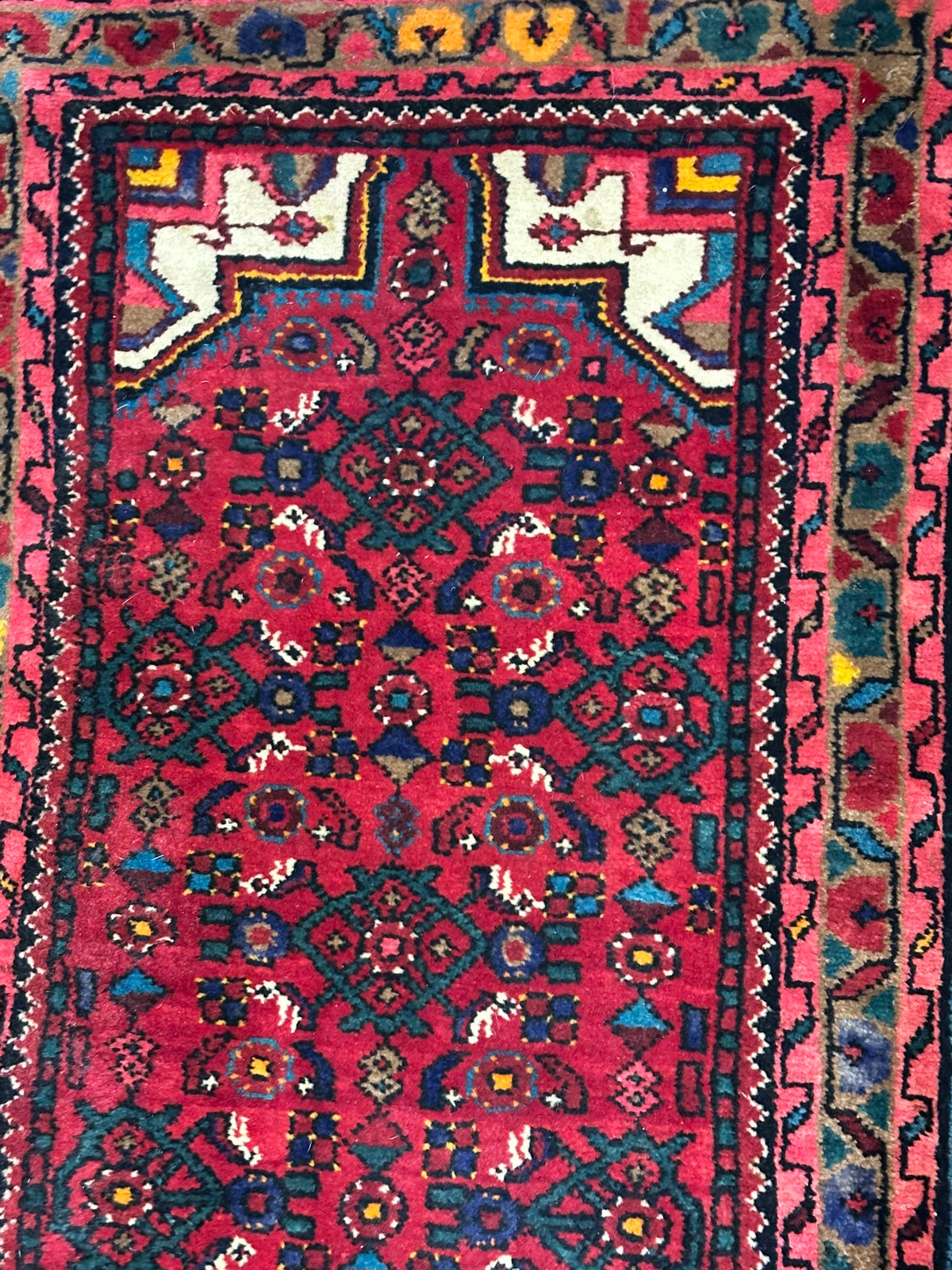 Handgeknüpfter Hamadan Orient-Läufer 185x67 cm