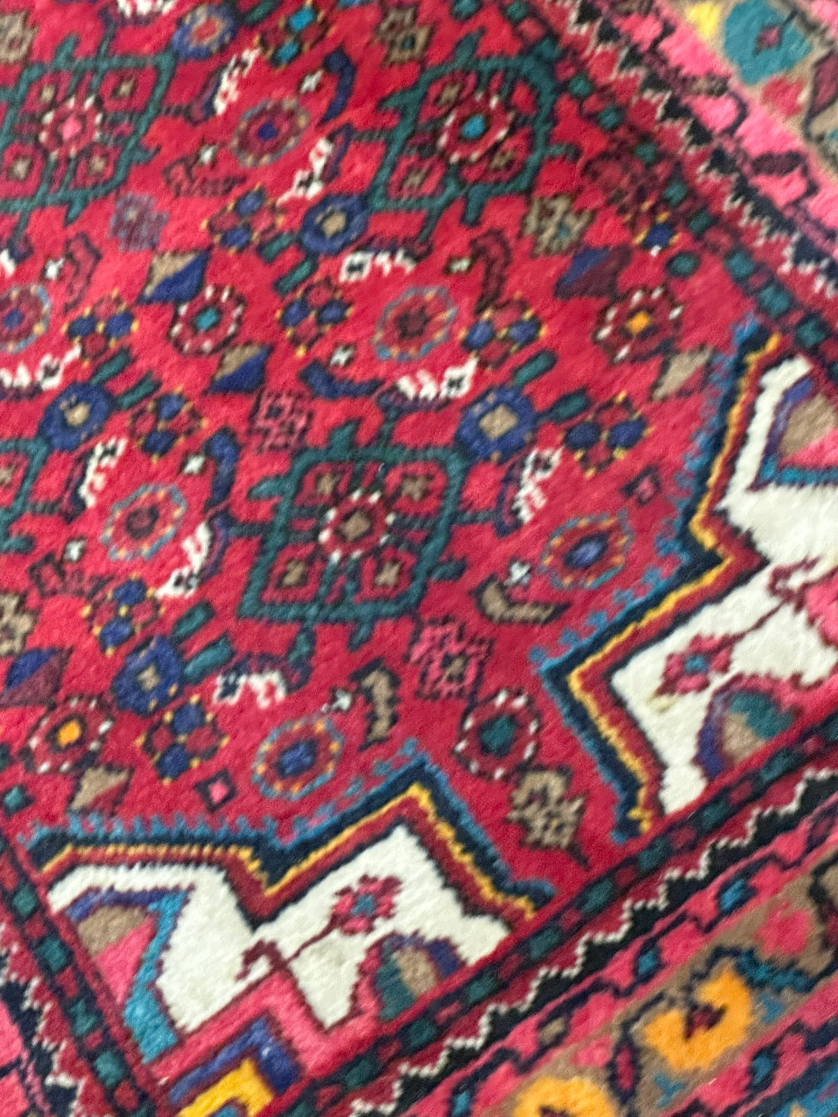 Handgeknüpfter Hamadan Orient-Läufer 185x67 cm