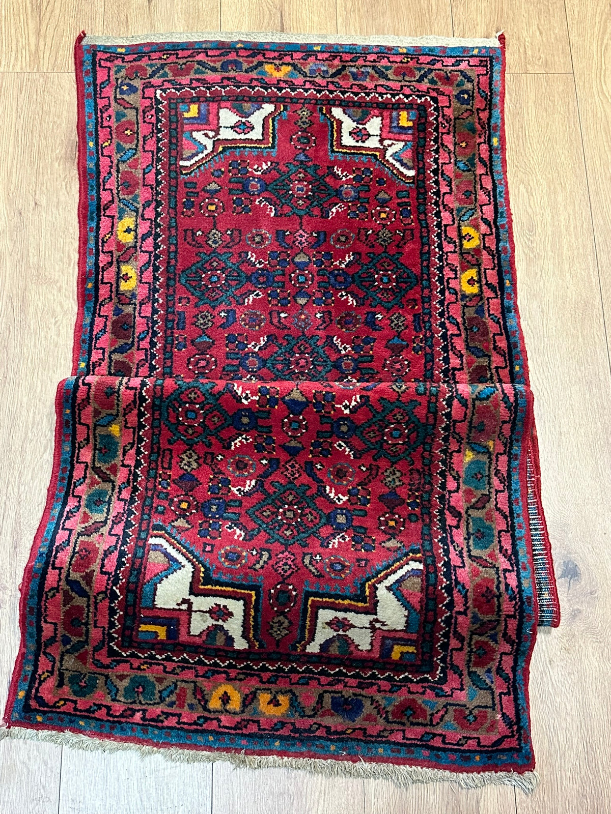 Handgeknüpfter Hamadan Orient-Läufer 185x67 cm