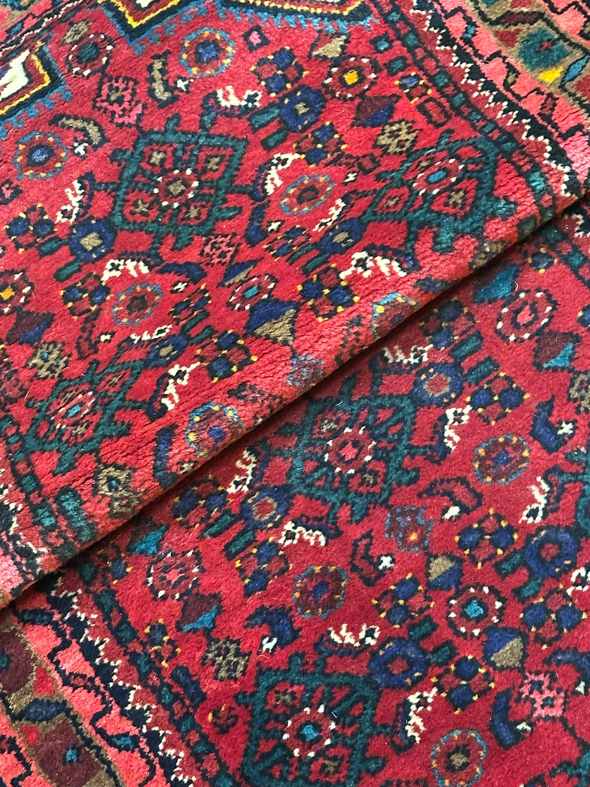 Handgeknüpfter Hamadan Orient-Läufer 185x67 cm