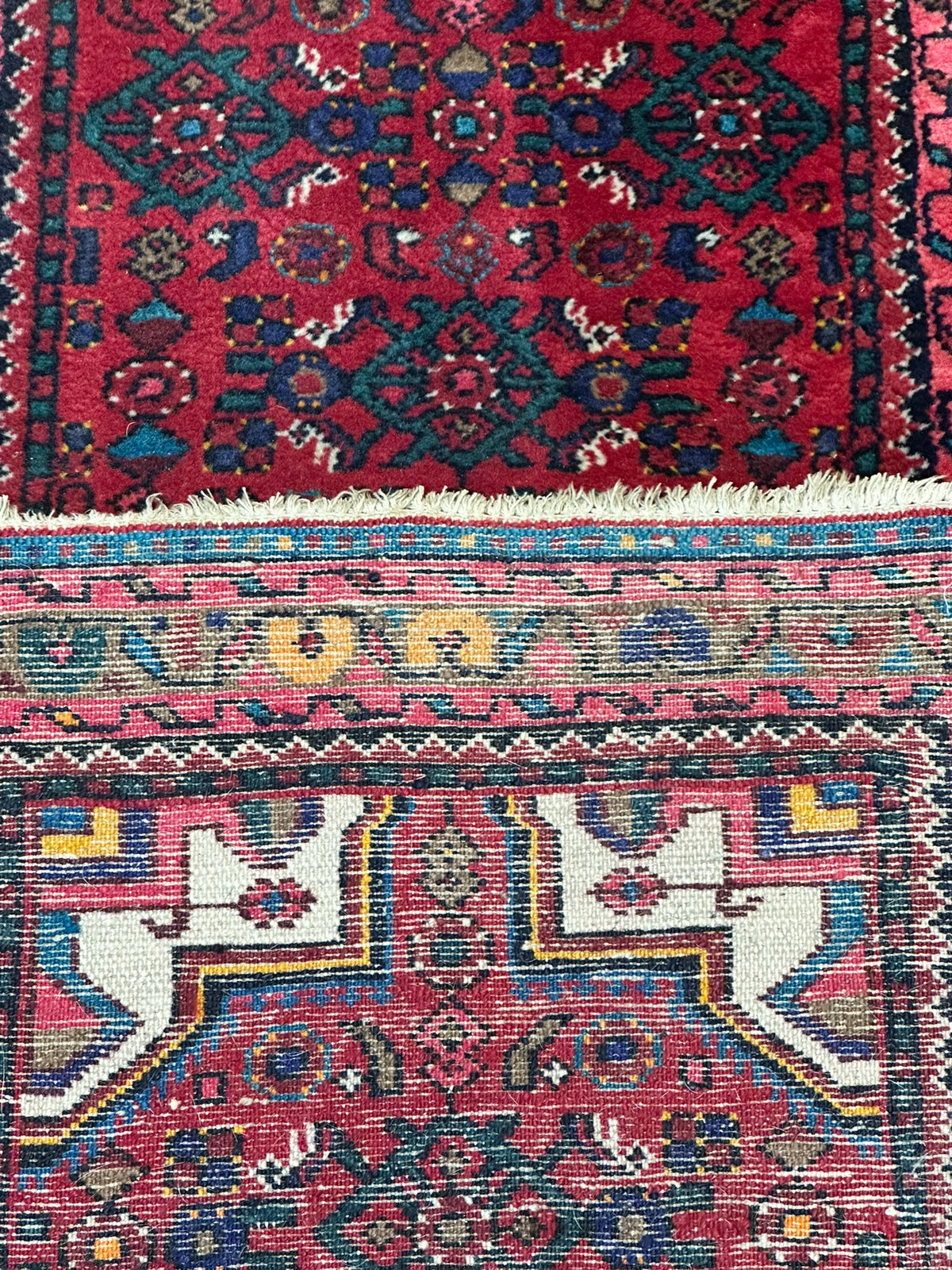 Handgeknüpfter Hamadan Orient-Läufer 185x67 cm