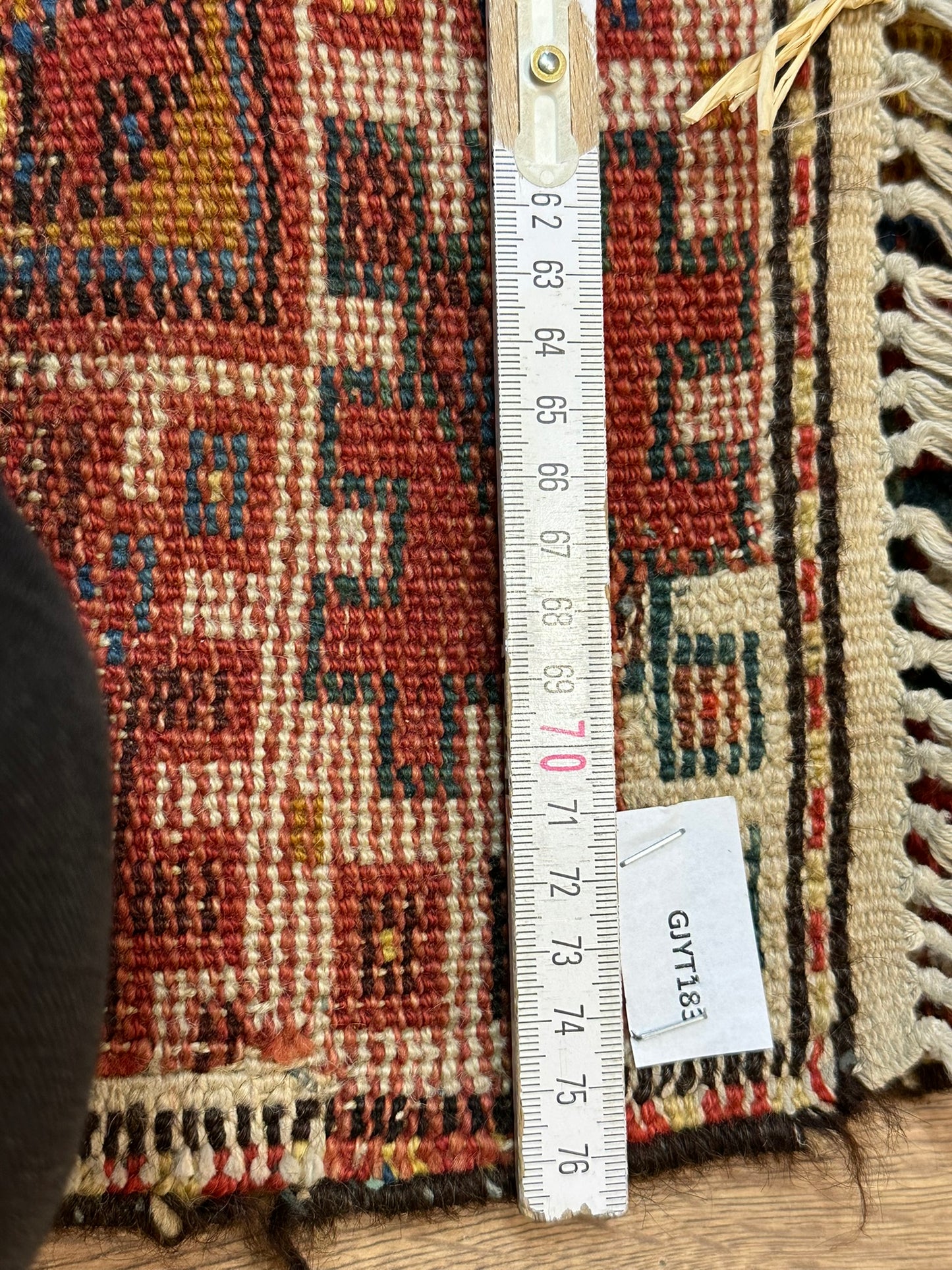 Orientteppich handgeknüpft 180x120 cm ANTIK Milas Kazak