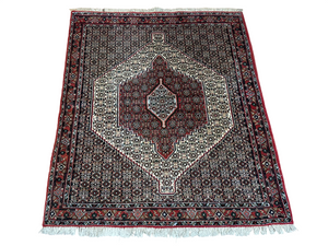 Orientteppich handgeknüpft Senneh Bidjar 150x122 cm