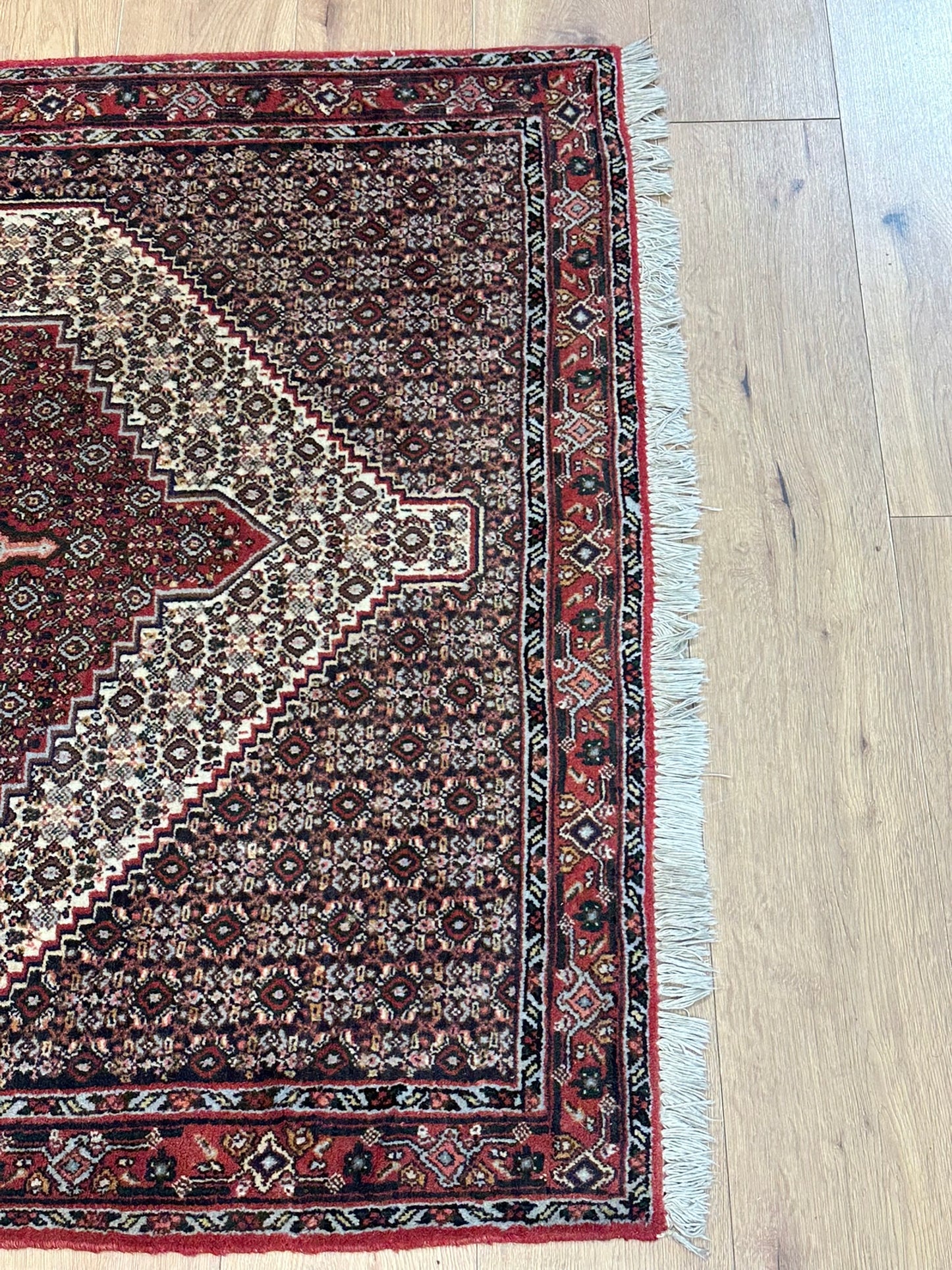 Orientteppich handgeknüpft Senneh Bidjar 150x122 cm