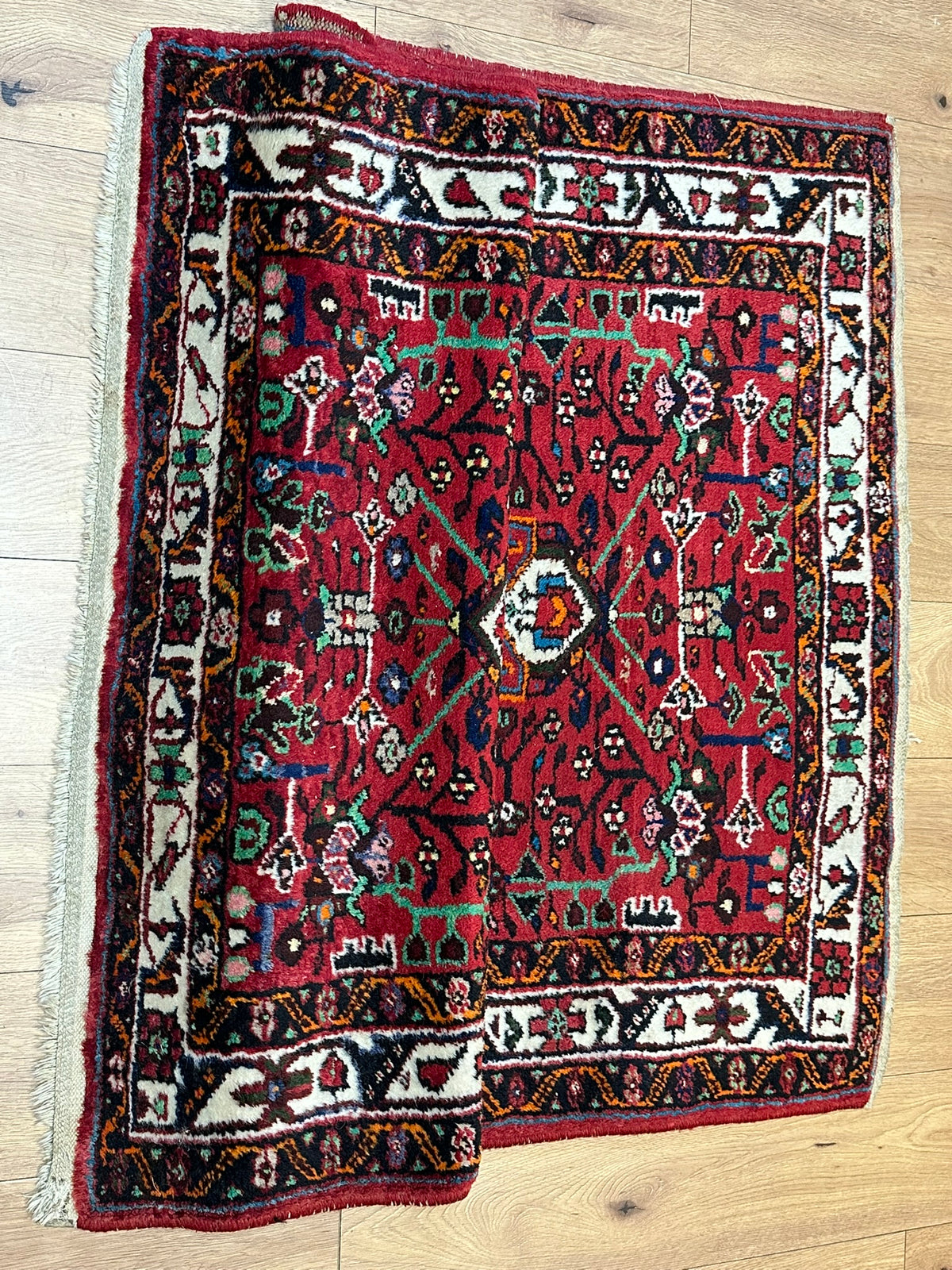 Handgeknüpfter Hamadan Orientteppich 160x115 cm