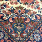 Handgeknüpfter Perser Orientteppich Sarough Art Deco Naturfarben 100x65 cm
