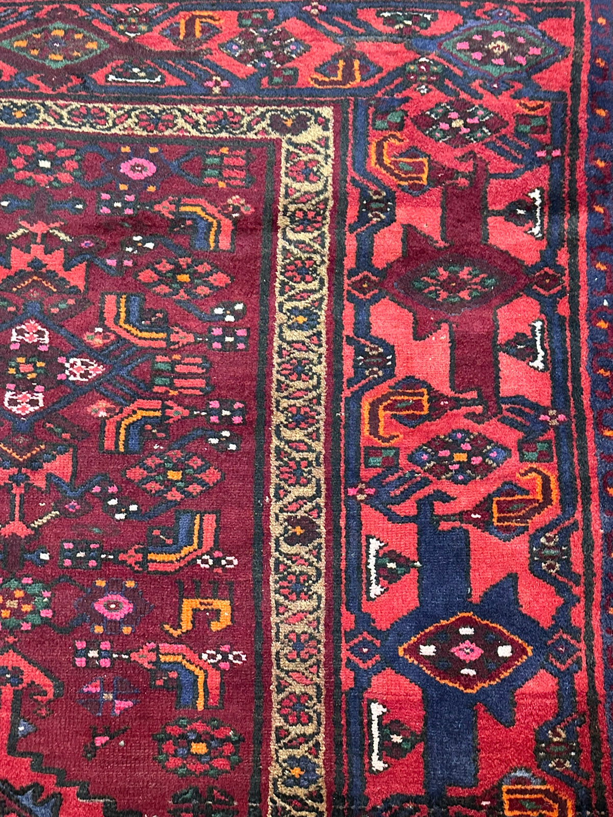 Handgeknüpfter Hamadan Orientteppich 160x115 cm