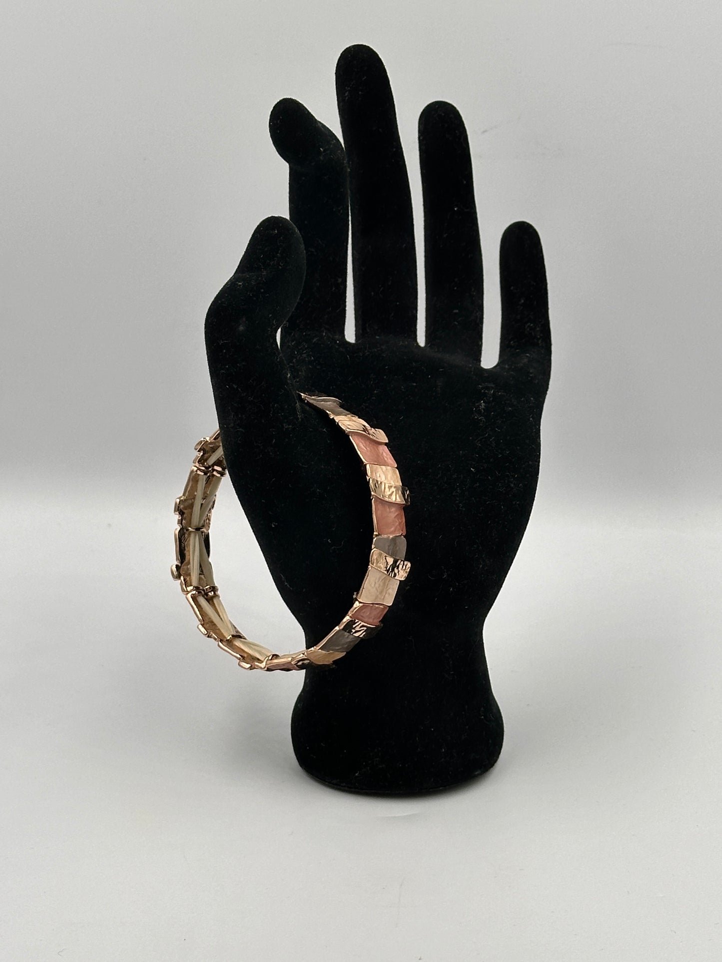 Vintage Designer Armband in Roségoldfarbe