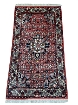 Orientteppich handgeknüpft Bidjar 144x80 cm