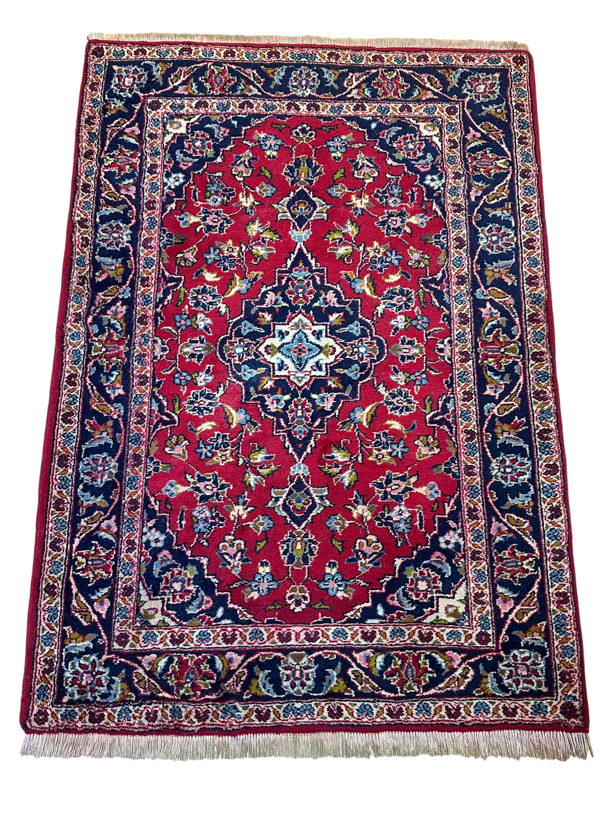 Handgeknüpfter Keschan Orientteppich Brücke 145x103 cm