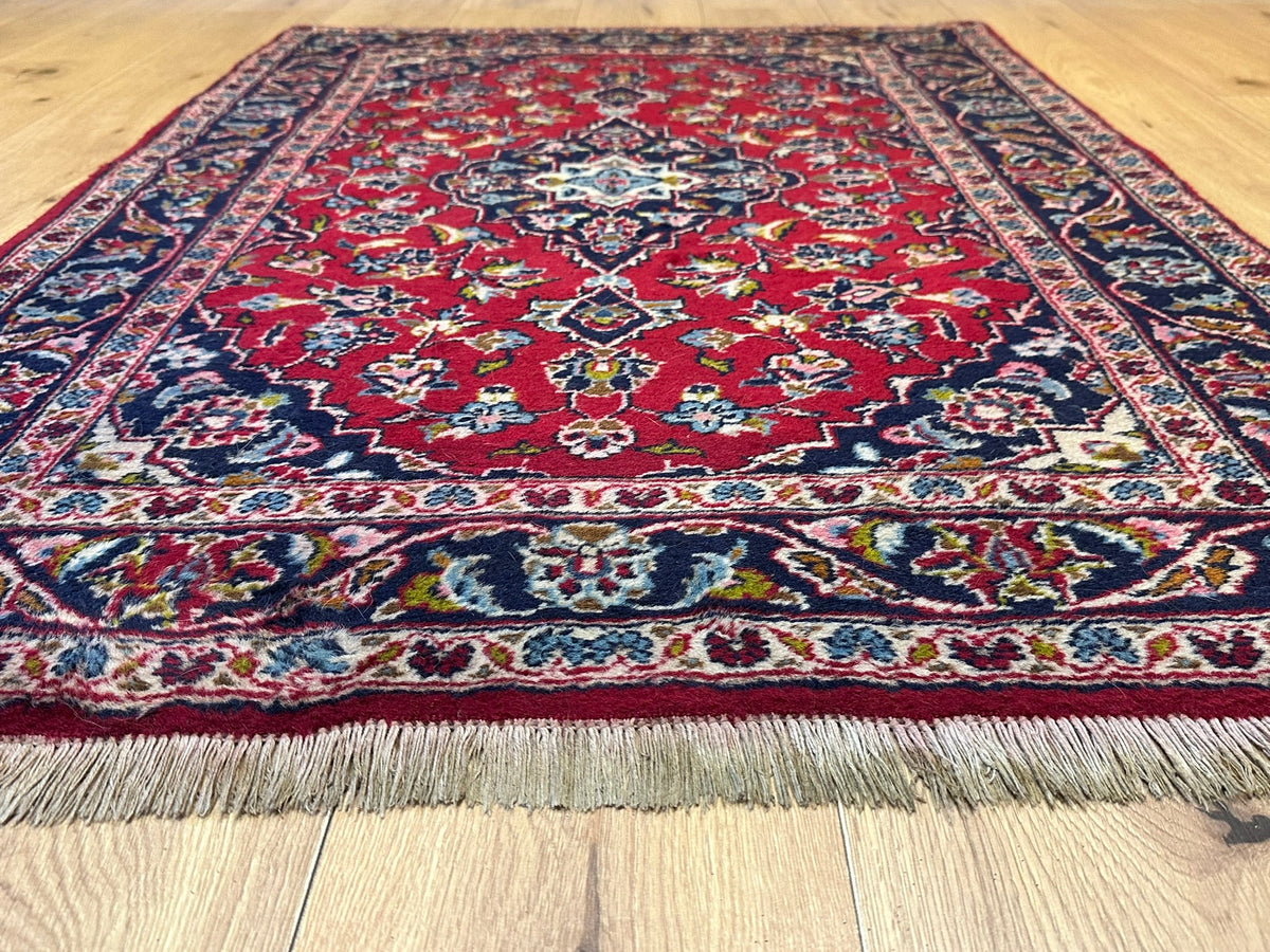 Handgeknüpfter Keschan Orientteppich Brücke 145x103 cm