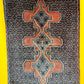 Handgeknüpfter Perser Orientteppich Senneh Bidjar Art Deco  Naturfarben97x73 cm