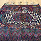 Orientteppich handgeknüpft 78x68 cm antik Kelim Selten