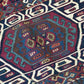 Orientteppich handgeknüpft 78x68 cm antik Kelim Selten