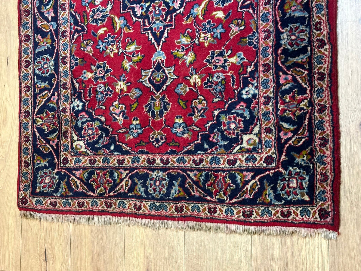 Handgeknüpfter Keschan Orientteppich Brücke 145x103 cm
