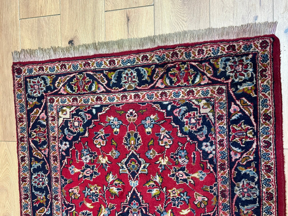 Handgeknüpfter Keschan Orientteppich Brücke 145x103 cm