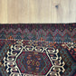 Orientteppich handgeknüpft 78x68 cm antik Kelim Selten