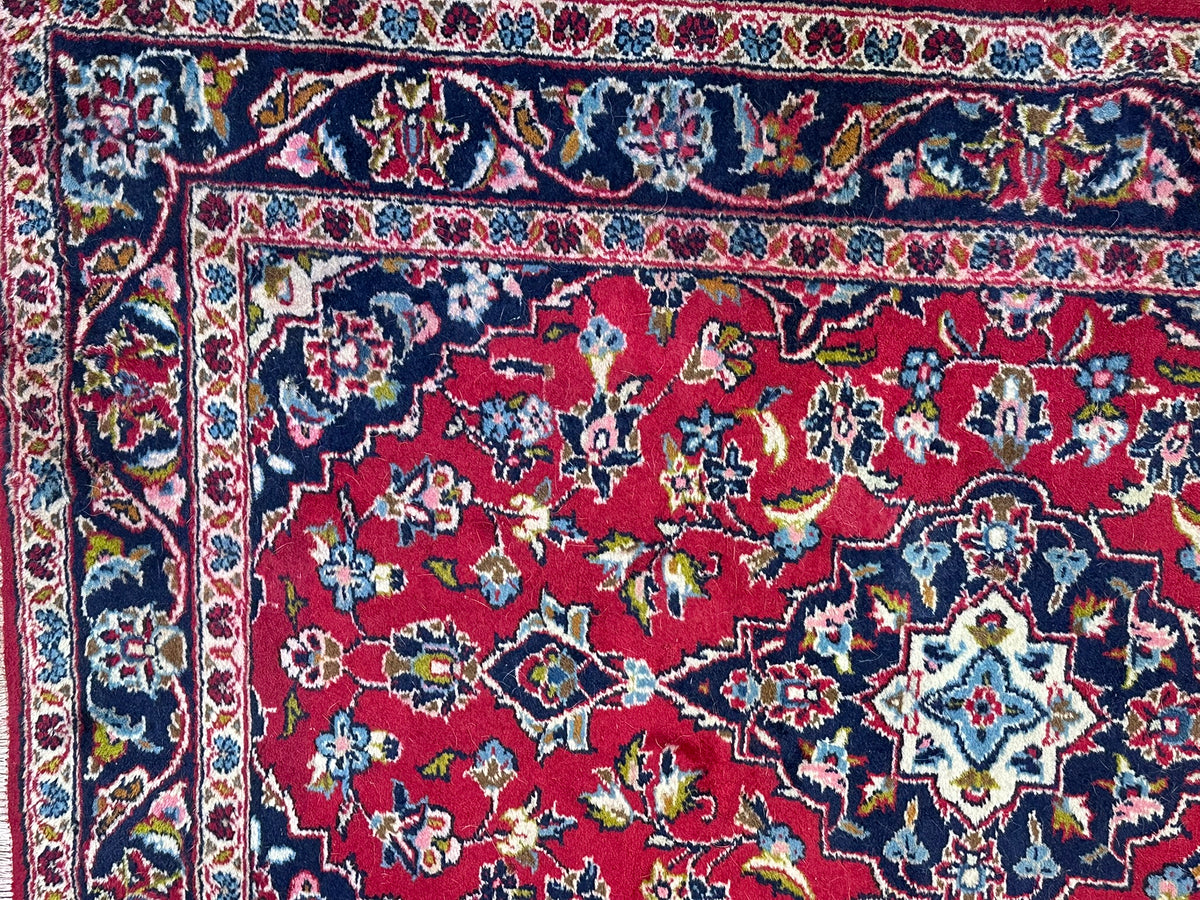 Handgeknüpfter Keschan Orientteppich Brücke 145x103 cm
