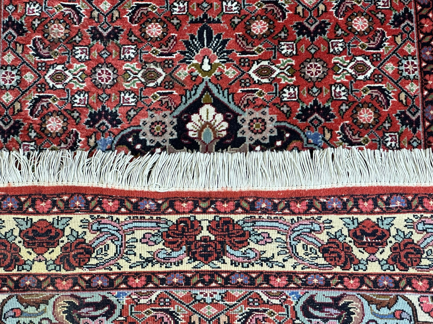 Orientteppich handgeknüpft Bidjar 144x80 cm
