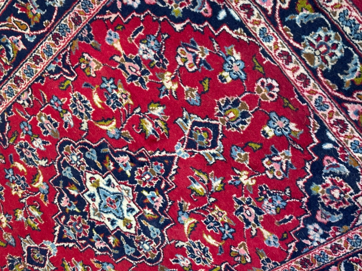 Handgeknüpfter Keschan Orientteppich Brücke 145x103 cm